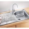 BLANCO - Evier à encastrer Tipo-45S 1 cuve + 1 égouttoir inox 20141