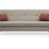 CONCEPT1 - Canapé lit Polya 3 places beige 205 x 75 x h86