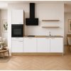Cuisine pré-montée ASTUCIO 2 BLANC MAT - 240CM