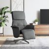 VIDAXL - Vidaxl fauteuil inclinable avec repose-pieds gris foncé tissu