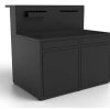 FORGE ADOUR - Meuble comptoir Support cuisine 120 cm, Acier, Comptoir, Série BN