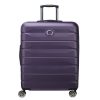 Valise soute Delsey Air Armour L Extensible 77cm Violet foncé