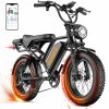 Headeer BK20 Vélo Électrique Adulte 20'' Fat Bike 750W, Batterie 48V 20Ah, Autonomie 80km, 50km/h, Suspension Avant & Arrière