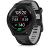 Montre GPS connectée - GARMIN - Forerunner 265 - 46 mm (1,3") - Noire avec bracelet en silicone noir/gris