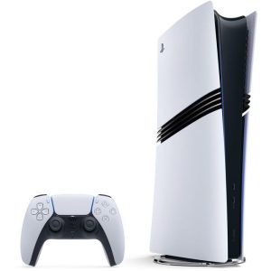 Console sony playstation 5 pro ps5 pro (cfi-7021) 2 to avec manette dualsense blanche et jeu ea sports fc 26