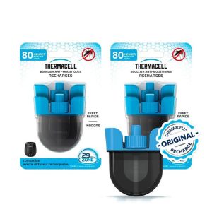 THERMACELL Recharge Liquide Anti-Moustiques & Moustiques Tigres - Protection Efficace 29m² - Compatible avec Boucliers - Durée 160h