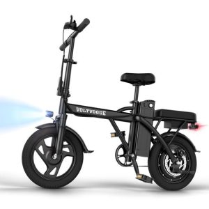 Vélo Électrique 14" - Moteur 500W - Batterie amovible 48V 5.2Ah - Autonomie 40-65km -32km/h - Noir