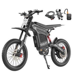 Vélo électrique BIBUFF GT600 Moteur 7500W PIC , batterie 72V 30Ah amovible, autonomie 112km, vitesse 80,5km/h, freins hydrauliques,
