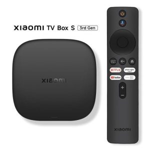 TV Box - XIAOMI - Mi TV Box S 3rd Gen - 2Go/32Go - 4K Ultra HD Dolby Vision/HDR10+ - Wi‑Fi 6 Bluetooth 5.2