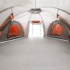 ZREODIS Tente de camping 12 personnes 840x720x200 cm taffetas 185T XO066